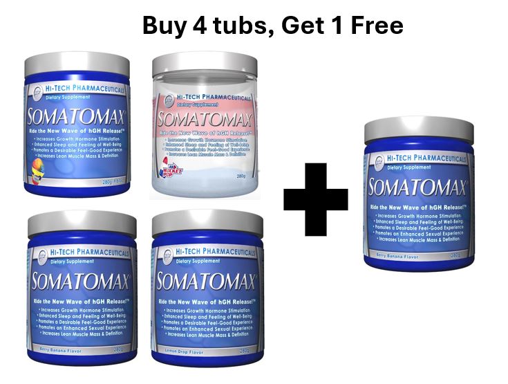 Buy 4 / Get 1 Free Somatomax: $33.99/each + Free Shipping [Use Coupon Code SOMA8]
