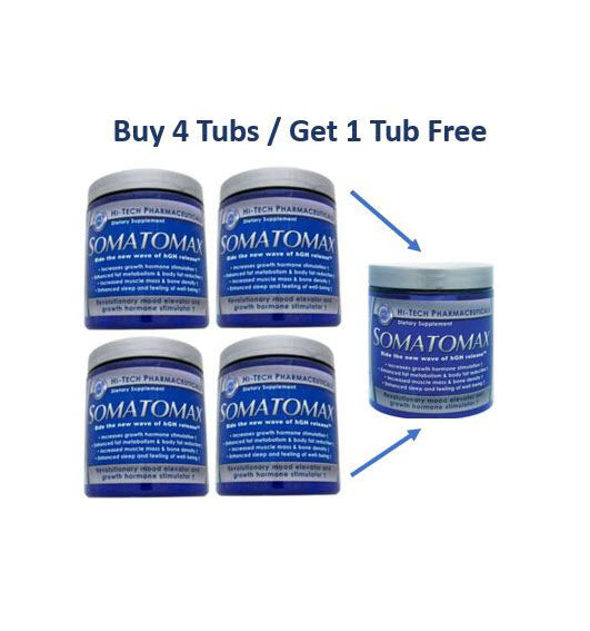 Buy 4, Get 1 Free Somatomax Mix/Match - $164.62 + Free Ship when using Coupon Code SOMA8